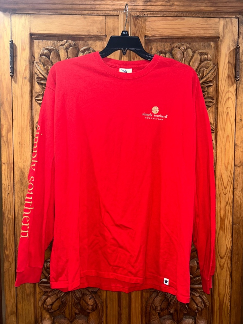 Like new Simply Southern XL long sleeve tee shirt red